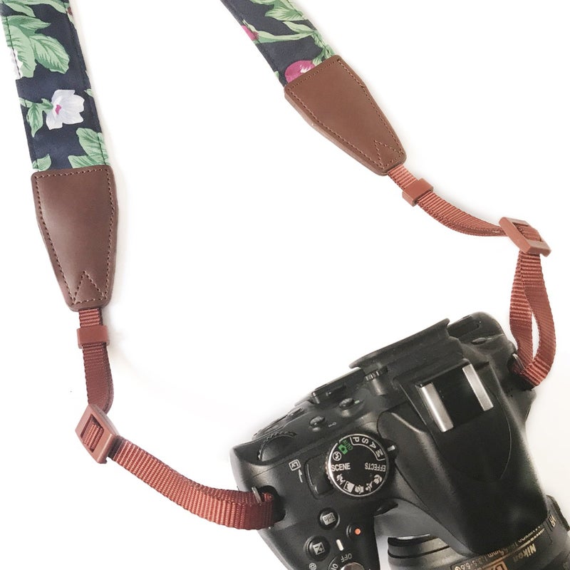 Alled Camera Strap Neck, Adjustable Vintage Floral Camera Straps Shoulder Belt for Women/Men,Camera Strap for Nikon/Canon/Sony/Olympus/Samsung/Pentax ETC DSLR/SLR - Image 5